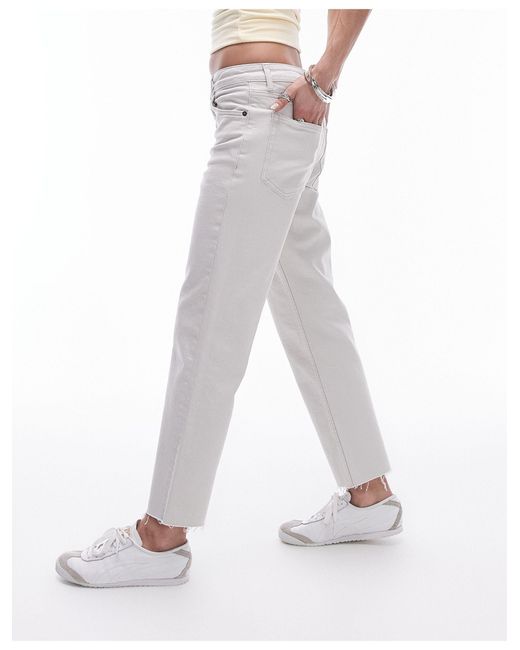 TOPSHOP White – gerade jeans