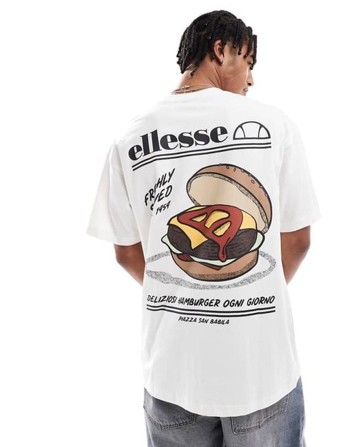 Ellesse White Byronso T-shirt for men