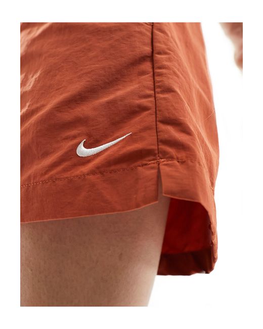 Pantaloncini arancioni di Nike in White
