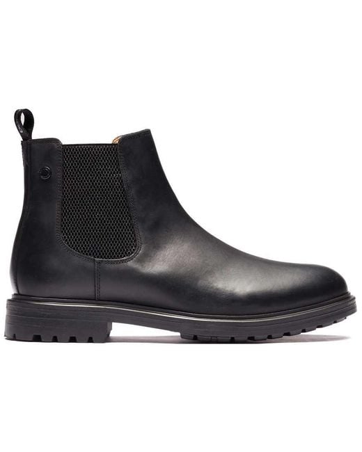 Base London Black Roebuck Chelsea Boot for men