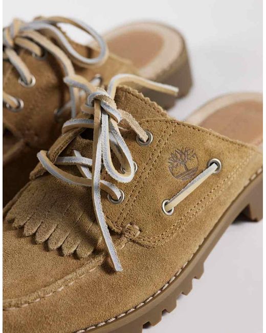 Timberland Brown Heritage Noreen Mules