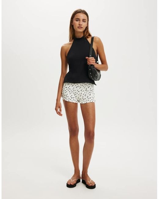 Cotton On Blue Hold Me Halter Twist Back