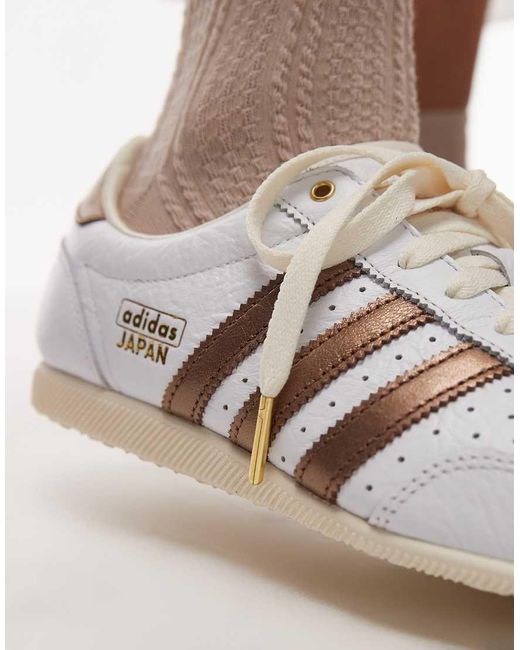 Zapatillas De Deporte Blancas Y Color Bronce Japan De Adidas Originals de color White