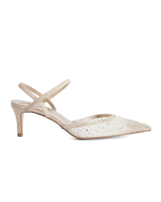 Dune Natural Charismatic Slingbacks