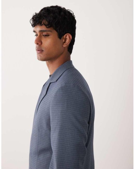 ASOS Blue Regular Suit Jacket for men
