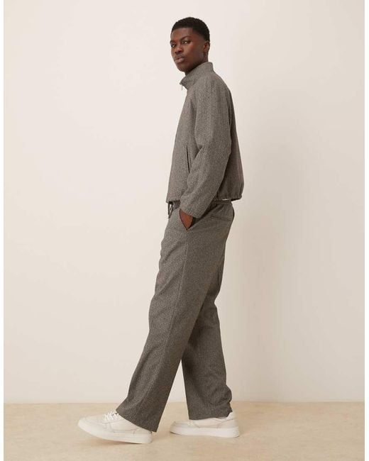 ASOS Natural Smart Straight Pants for men