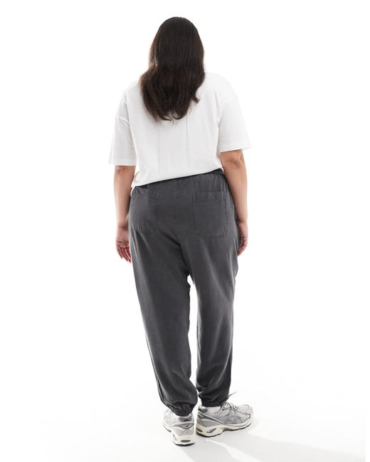 ASOS White Curve Laundered Trackie Pants