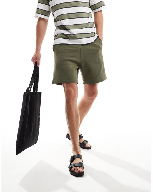 ASOS Green Slim Shorts for men