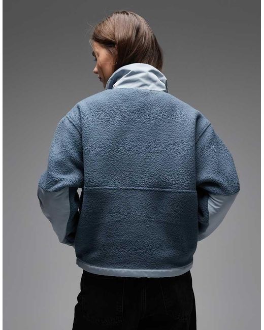 The North Face Blue Yumiori Off Peak Full Zip Fleece