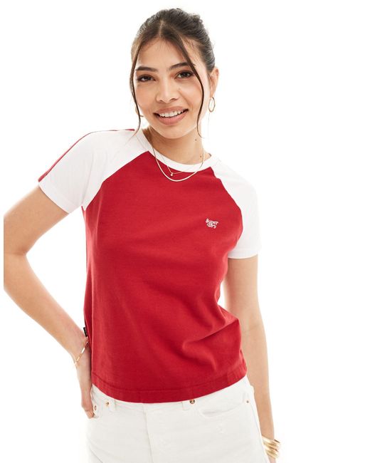Superdry Red – essential – retro-t-shirt