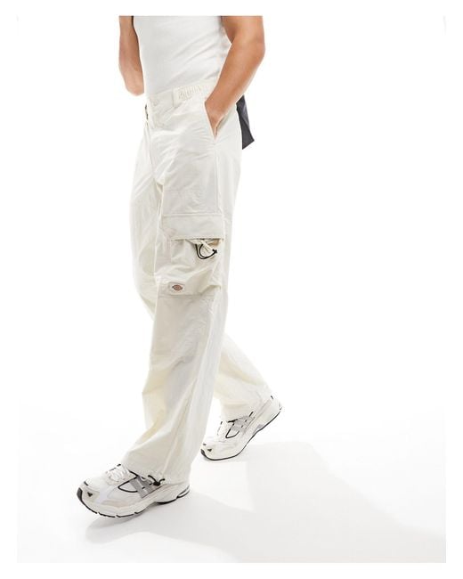 Dickies Jackson Nylon Cargo Pants in White for Men | Lyst UK
