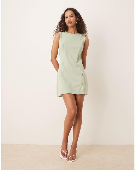 ASOS Natural – ärmelloses minikleid