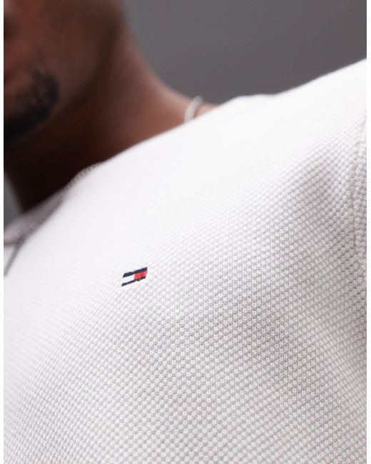 Tommy Hilfiger – basic-pullover in Gray für Herren