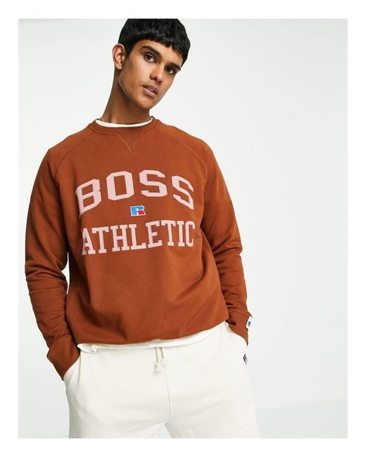 Hugo Boss BOSS x Russell Athletic Unisex Relaxed-Fit Sweatshirt