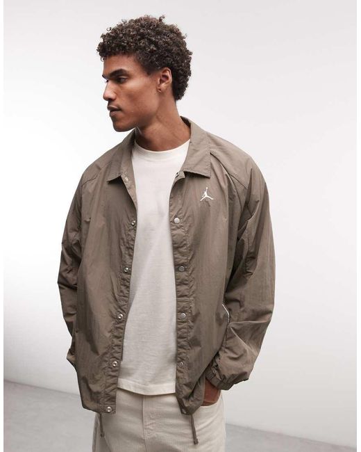 Nike Brown Brooklyn Lightweight Shell Jacket for men