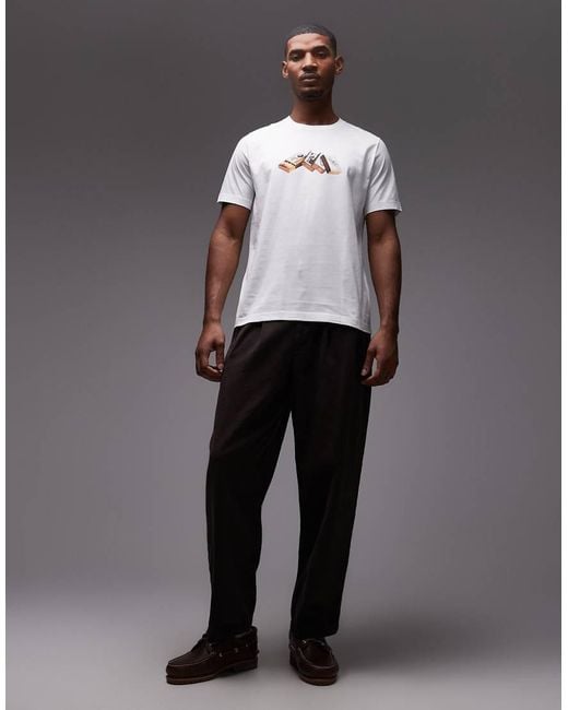 Paul Smith Gray Matchstick Graphic T-Shirt for men