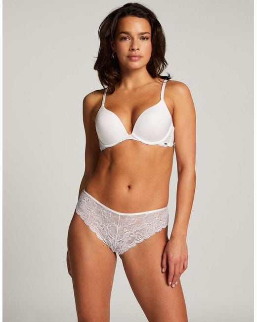 Hunkemöller White Angie Padded Underwired Push-Up Bra