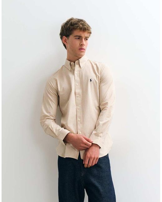 Polo Ralph Lauren Natural Sport Icon Logo Shirt for men