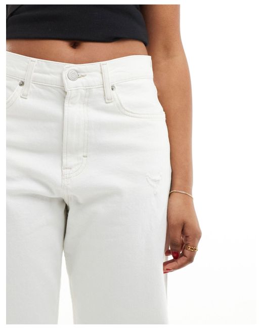 Betsy - jean à taille mi-haute - délavé Tommy Hilfiger en coloris White