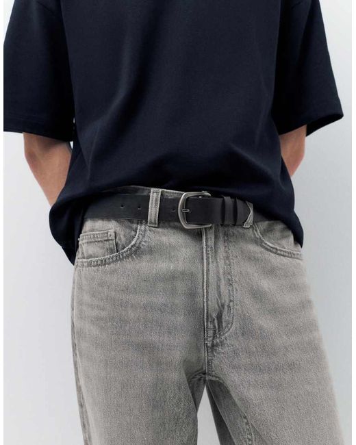 Pull&Bear White Standard Jeans for men