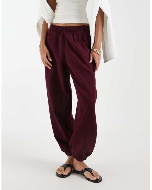 Adidas Originals Red Essential Joggers