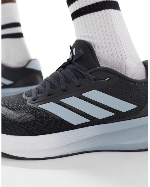 Adidas Originals White Adidas Running Runfalcon 5 Trainers for men
