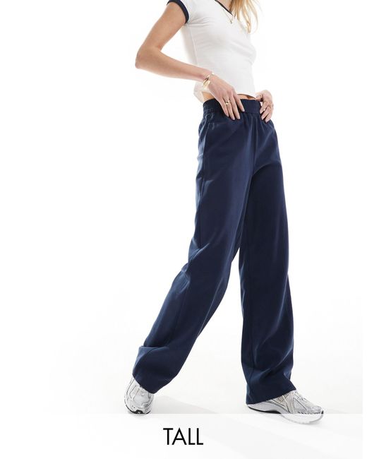 Pantaloni ampi con vita elasticizzata di Vero Moda in Blue
