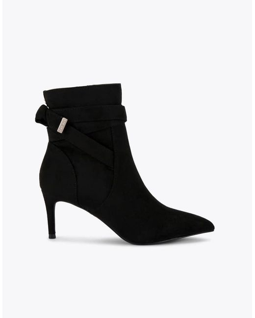 Carvela Kurt Geiger Black Tempt Stiletto High Ankle Boots