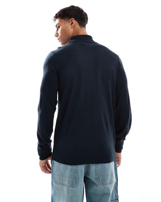 Threadbare – rollkragenpullover in Blue für Herren