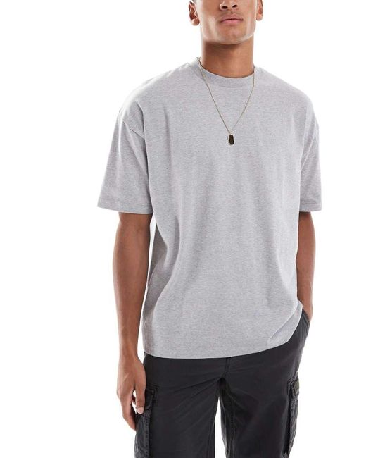 ASOS Set Van 5 Basic Oversized T-Shirts in het Black voor heren