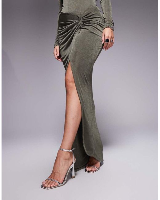 Ruched & Ready You Could Never in het Gray