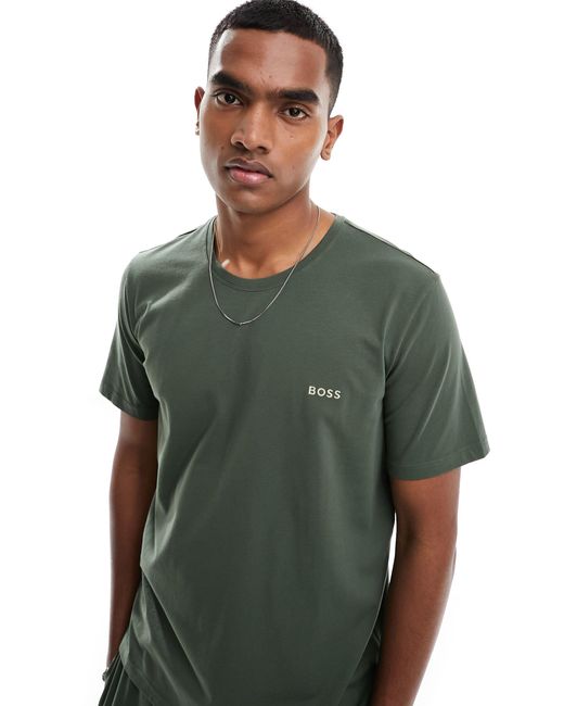Camiseta mix & match Boss de hombre de color Green