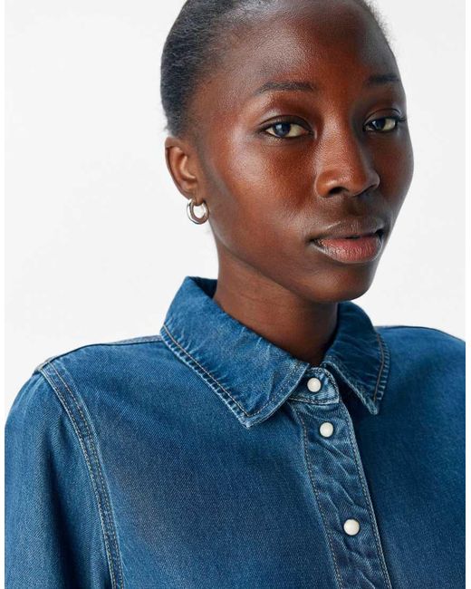 Object Blue Denim Shirt