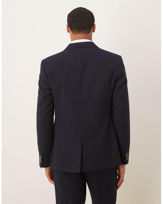 ASOS Blue Slim Suit Jacket for men