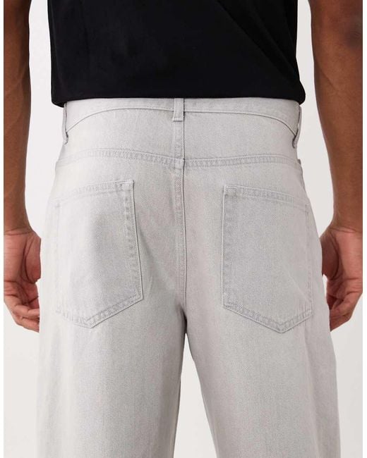ASOS White baggy Jeans for men
