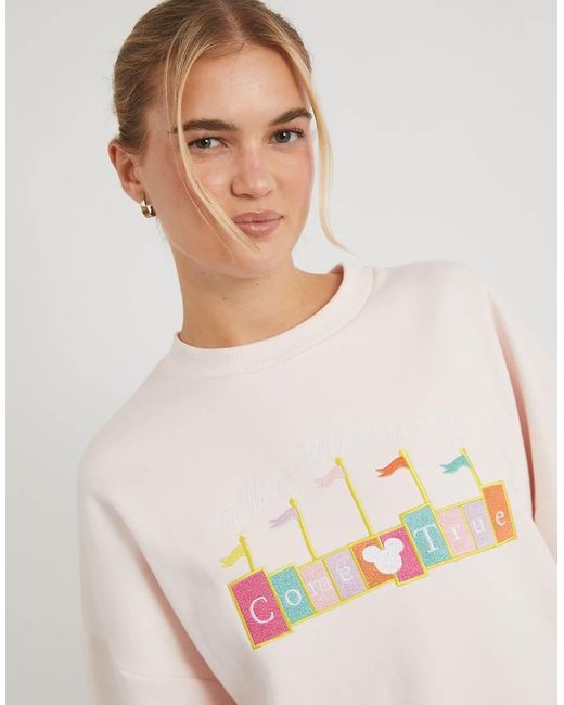 Skinnydip London Natural Disney Where Dreams Do Come True Sweatshirt