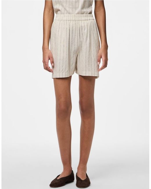 Pieces White Shorts