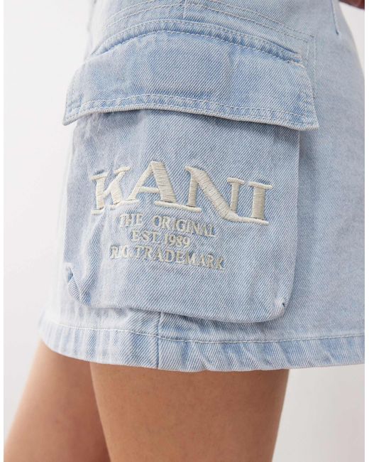 Karlkani Pink – retro-jeansrock