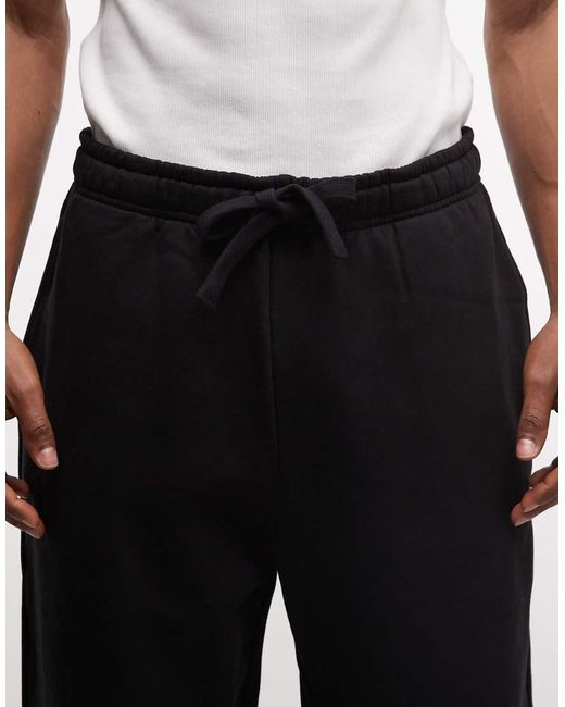 ASOS Blue Premium Heavyweight Relaxed jogger for men