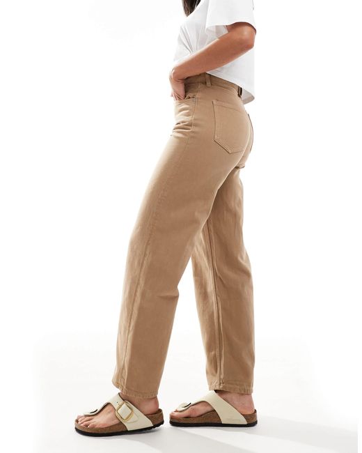 Jean ample - beige délavé Calvin Klein en coloris Natural
