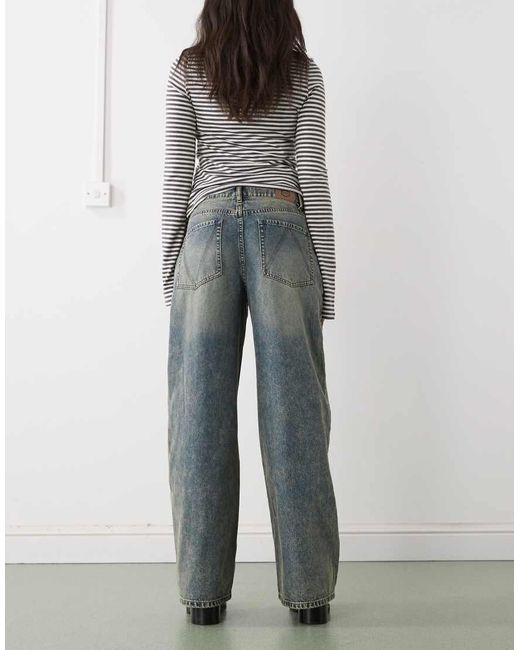 RVCA Gray Loosey Relaxed Jeans