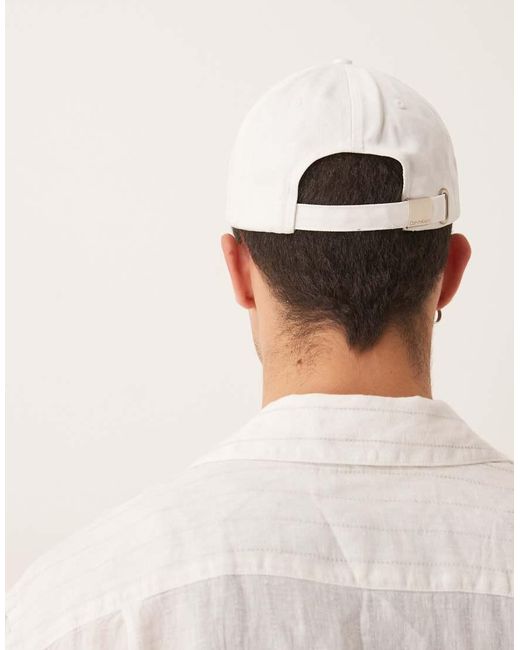 Calvin Klein Pet Met Grafische Print in het Natural voor heren