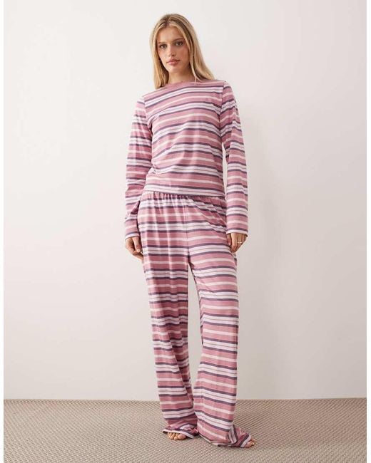 ASOS Pink Taylor Pyjama Trouser