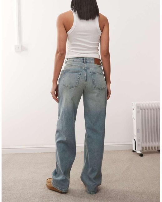 Noisy May Blue Josie High Waist baggy Jeans