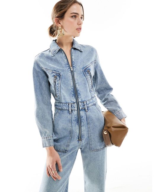 Mango Blue – jeans-overall