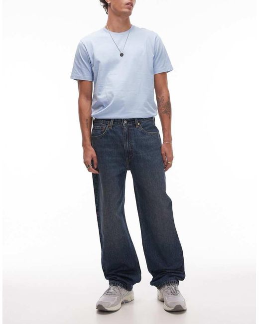 Vaqueros De Corte Recto Suelto Con 565 De -Azul Marino Levi's de hombre de color Blue
