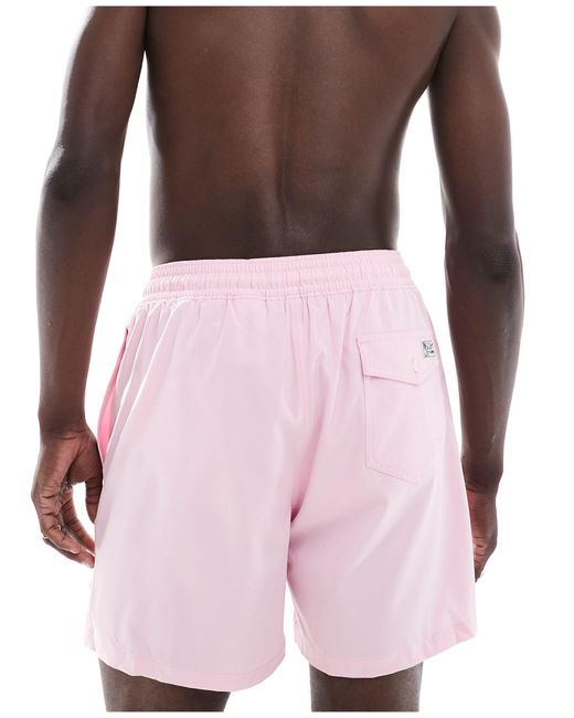 Polo Ralph Lauren – sport capsule – badeshorts in Pink für Herren
