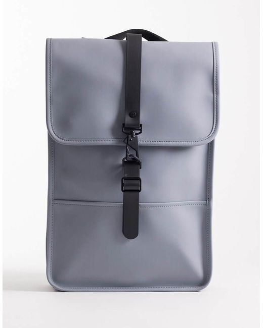 Rains Gray 13020 Waterproof Mini Backpack for men