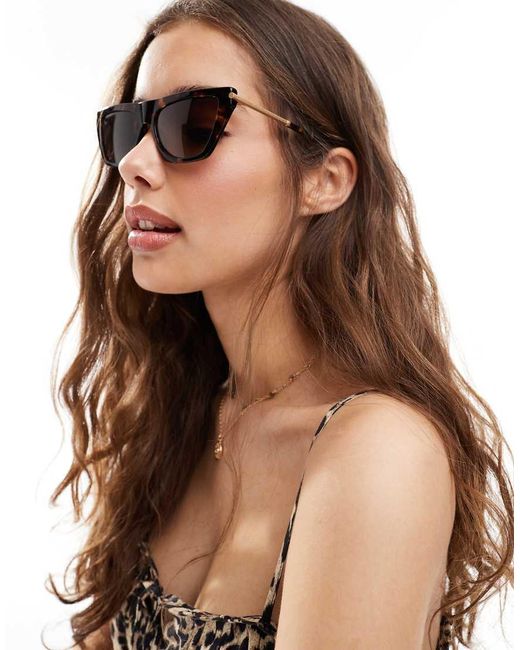 AllSaints Brown Minka Sunglasses