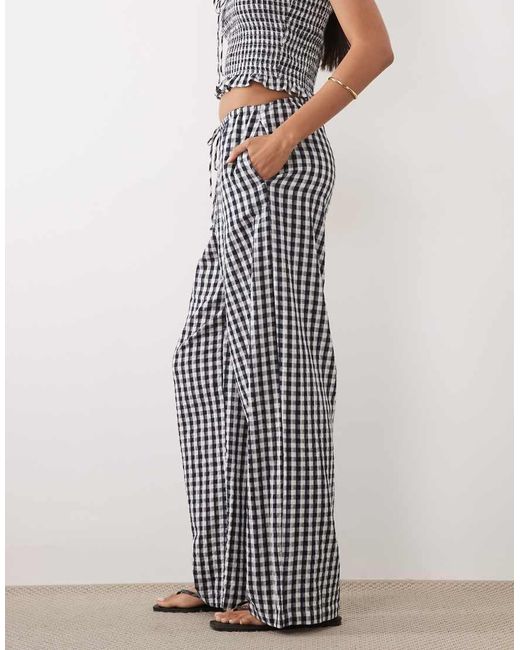 ASOS White Tie Waist Co-ord Trouser